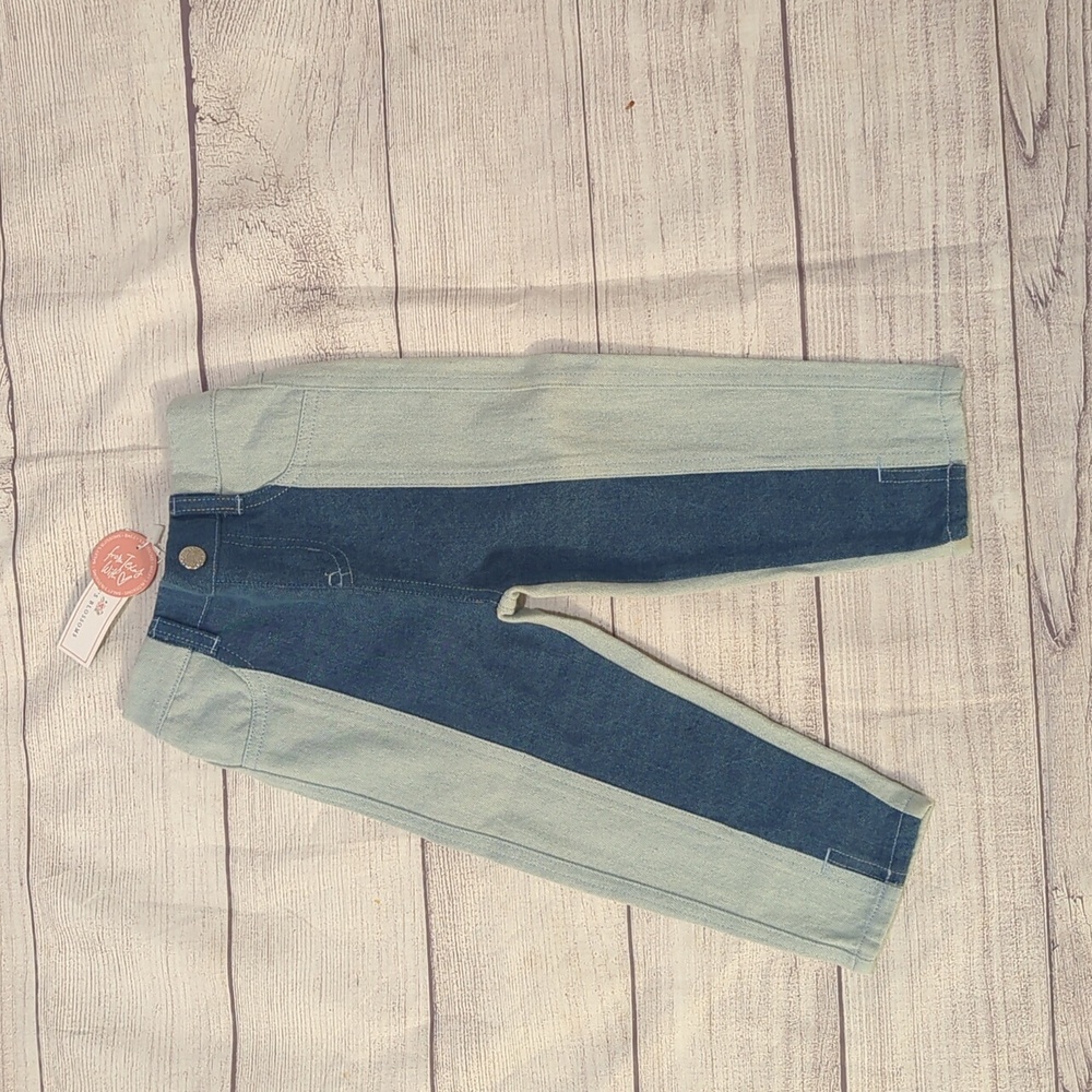 Infant two-tone jeans